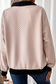 Textured Collared Pull-Over