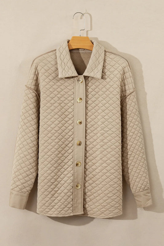 Button Down Textured Jacket