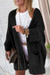 Black Oversized Cardigan