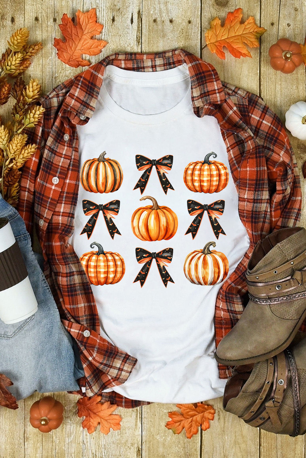 Pumpkins & Bows T-Shirt